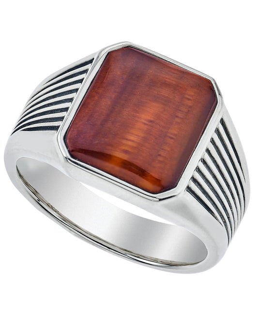 Men's Tiger's Eye Fashion Ring - 13