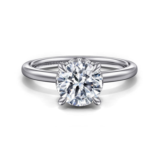 Gabriel & Co. Round Semi-Mount Engagement Ring