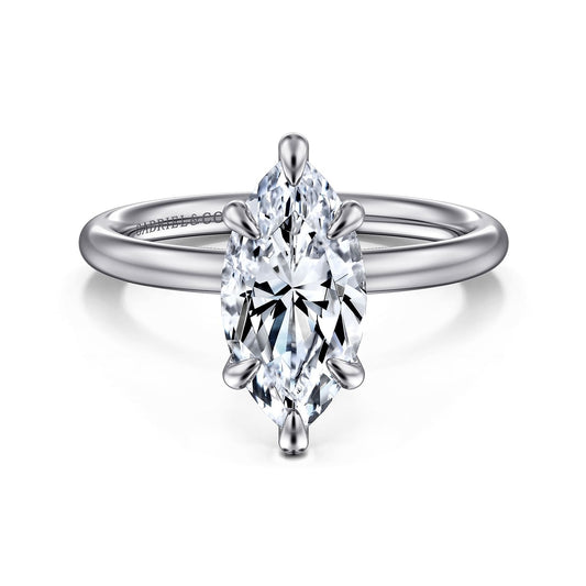 Gabriel & Co. Marquise Solitaire Engagement Ring