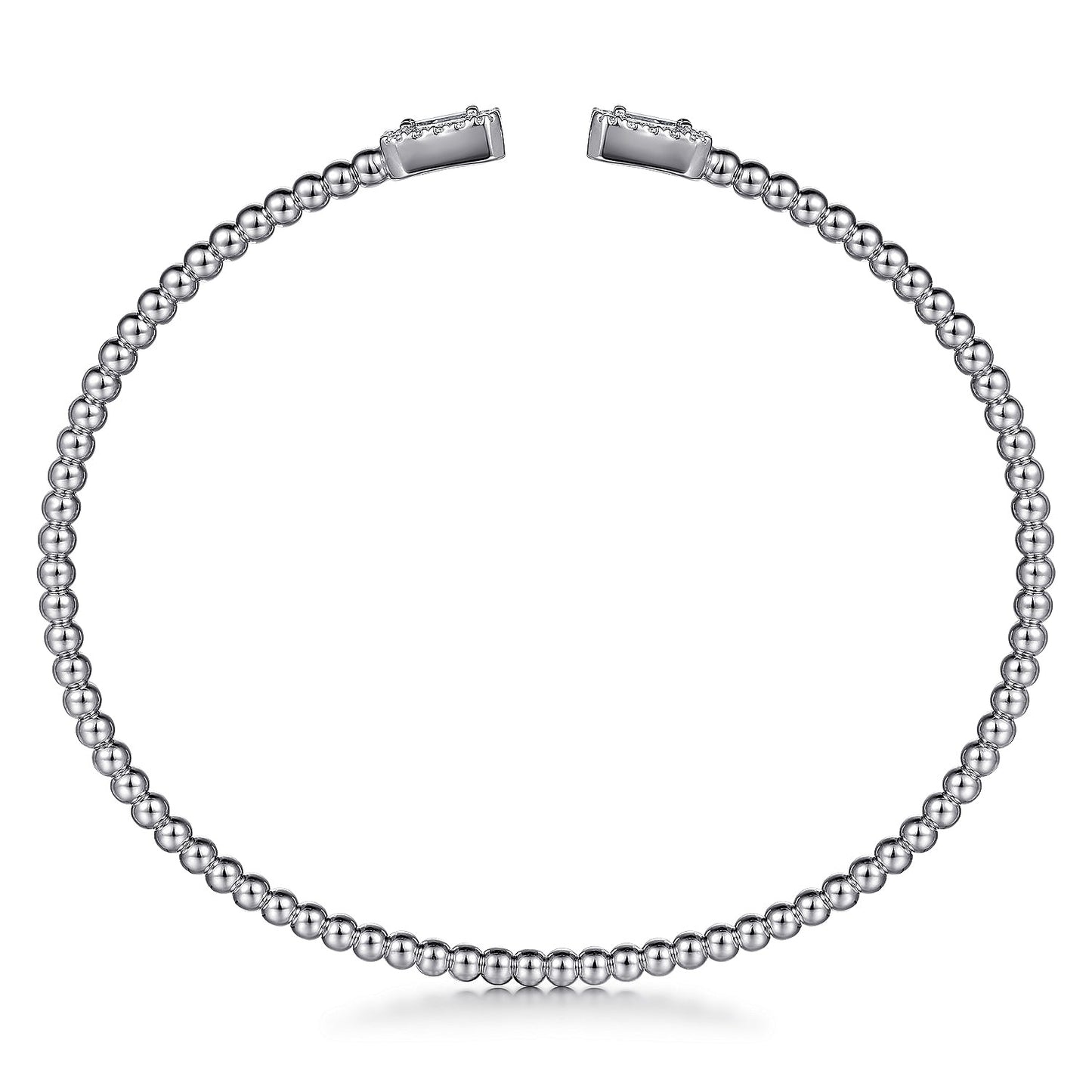 Gabriel & Co. 14 Karat White Gold Bujukan Bracelet - Diamond Bracelets