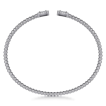Gabriel & Co. 14 Karat White Gold Bujukan Bracelet - Diamond Bracelets