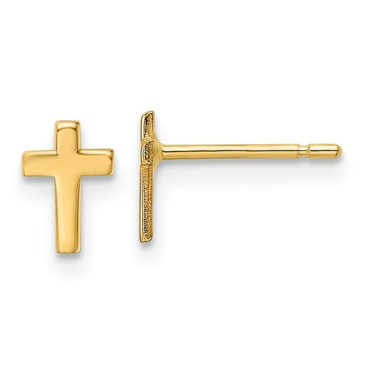 Cross Earrings - Gold Earrings