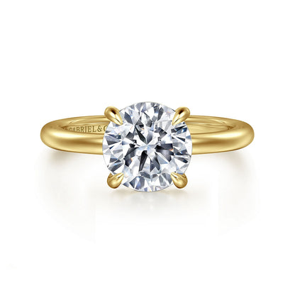 Gabriel & Co. Round Semi-Mount Engagement Ring