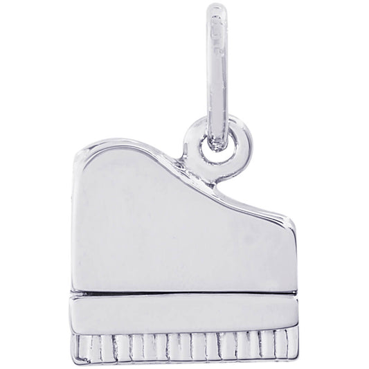 Rembrandt Piano Charm - Silver Charms