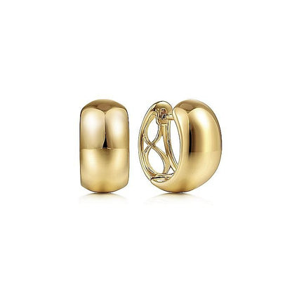 Gabriel & Co. 14 Karat Yellow Gold Huggies - Gold Earrings