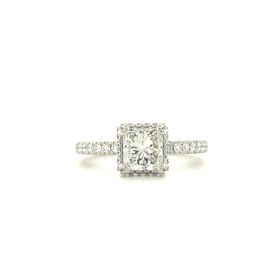 Verragio Tradition Princess Cut Hidden Halo Engagement Ring