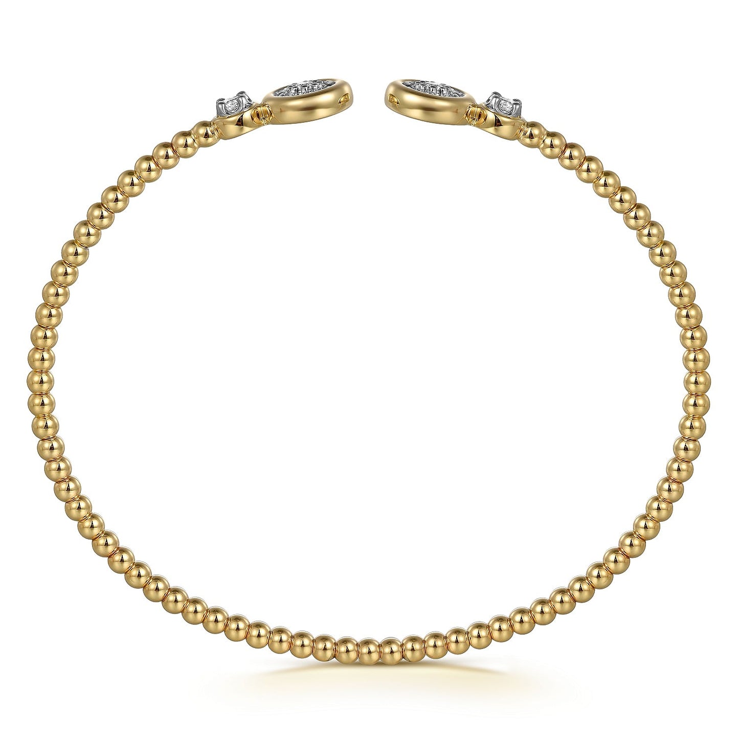 Gabriel & Co. Yellow and White Gold Diamond Bujukan Bracelet