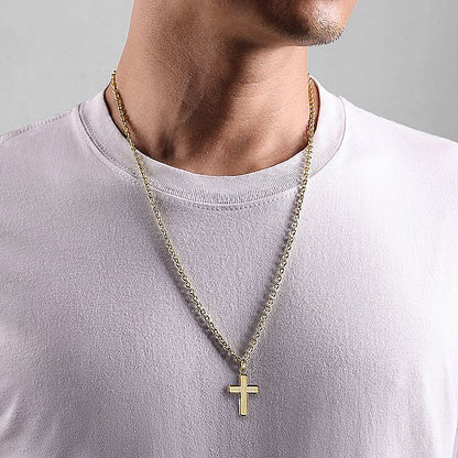 Gabriel & Co. Yellow Gold Pendant - Gents Pendant