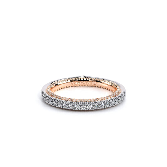 Verragio Couture Collection White And Rose Gold Wedding Band