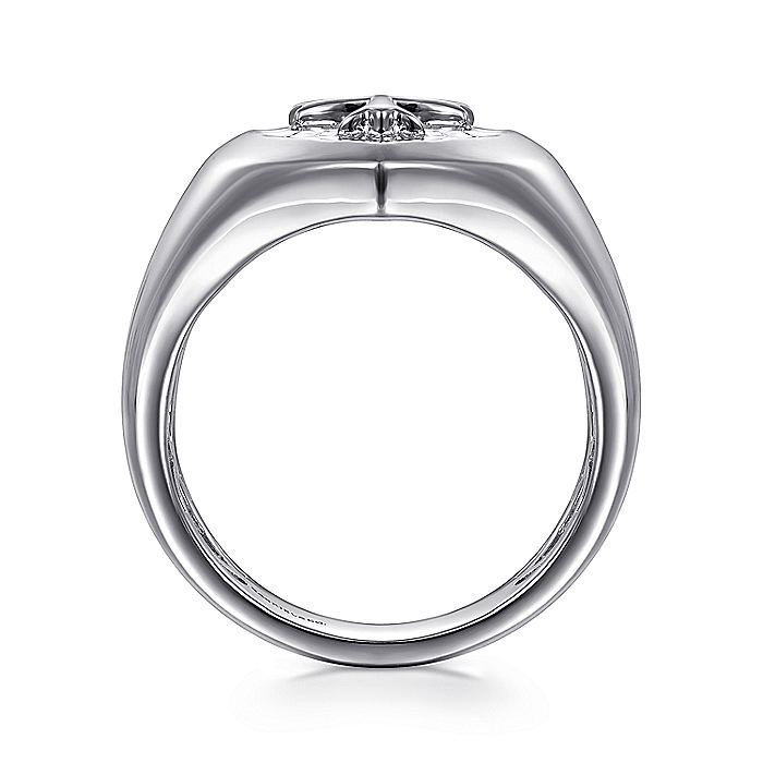 Gabriel & Co Sterling Silver Cross Ring