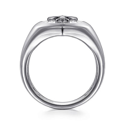 Gabriel & Co Sterling Silver Cross Ring