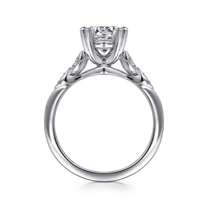 Gabriel & Co. Round Semi-Mount Engagement Ring - Diamond Semi-Mount Rings