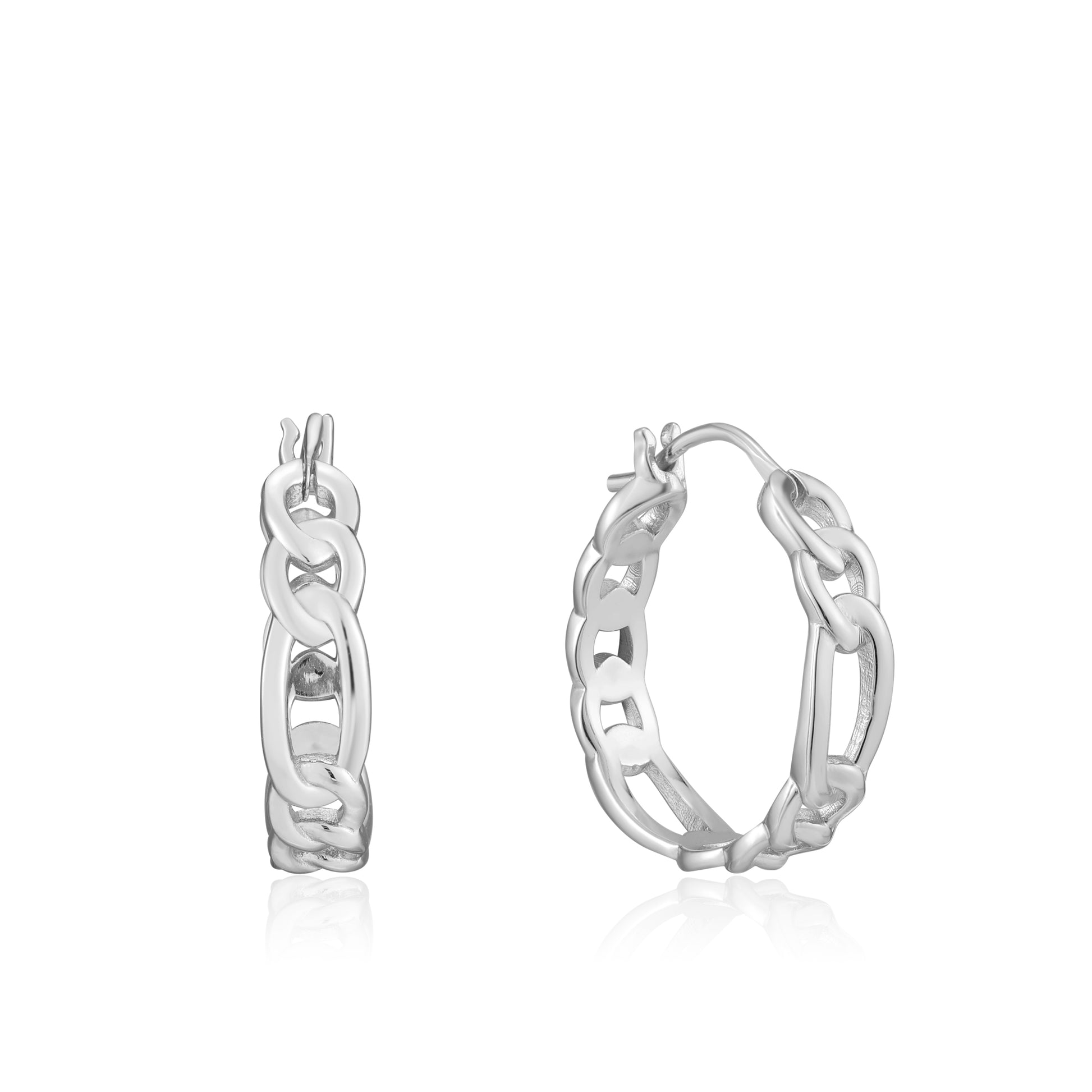 Ania Haie Sterling Silver Hoop Earrings - Silver Earrings