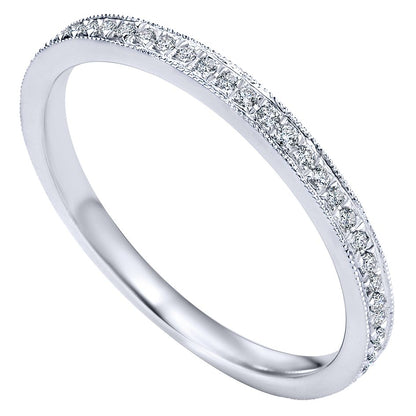 Gabriel & Co. White Gold Stackable Ring