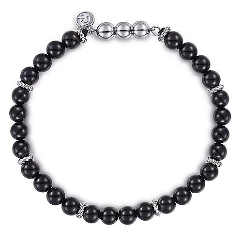 Gabriel & Co  Sterling Silver Black Onyx Bracelet