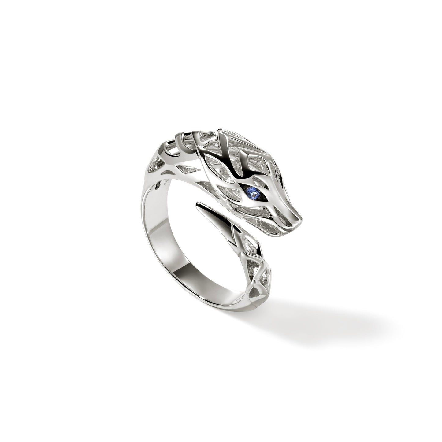 John Hardy Sterling Silver Naga Ring - Colored Stone Rings - Women's