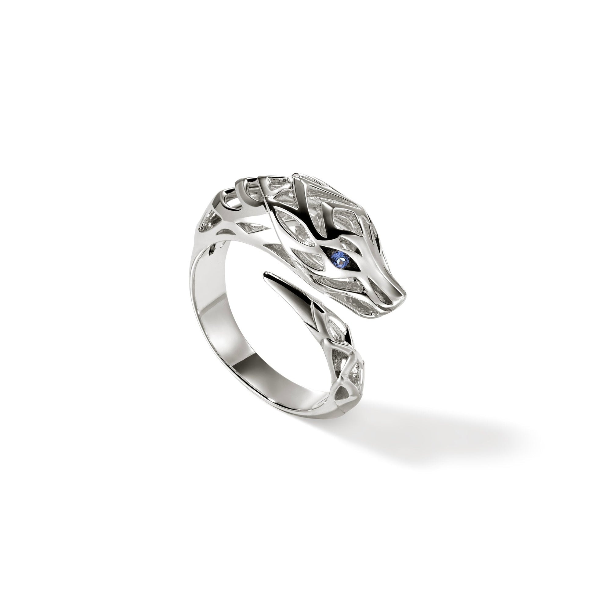 John Hardy Sterling Silver Naga Ring - Colored Stone Rings - Women's