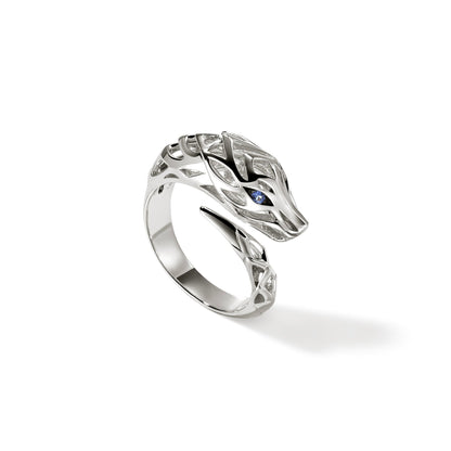 John Hardy Sterling Silver Naga Ring - Colored Stone Rings - Women's