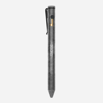 Ridge Bolt Action Pen - Stonewashed Titanium