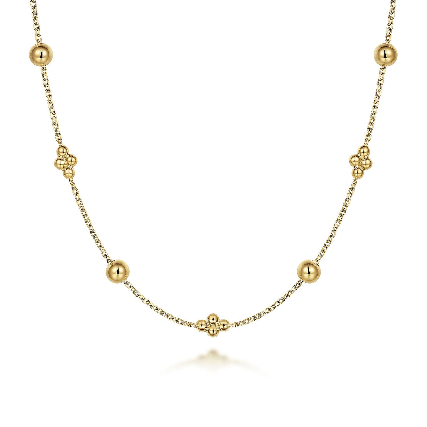 Gabriel & Co. Yellow Gold Necklace