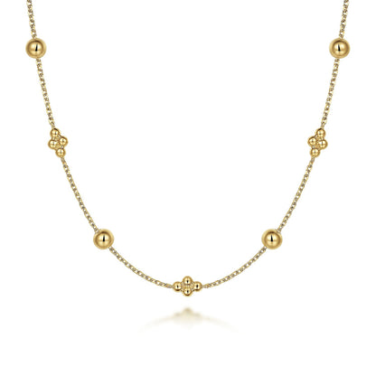 Gabriel & Co. Yellow Gold Necklace