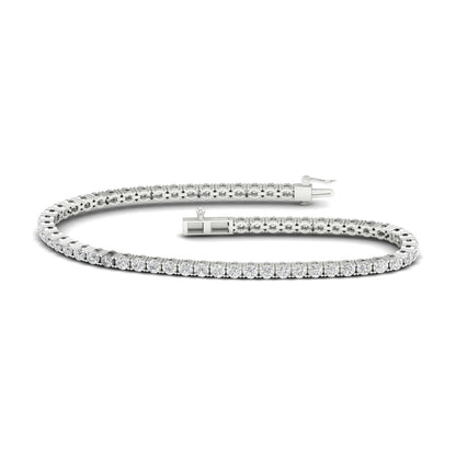 White Gold Tennis Bracelet - Diamond Bracelets