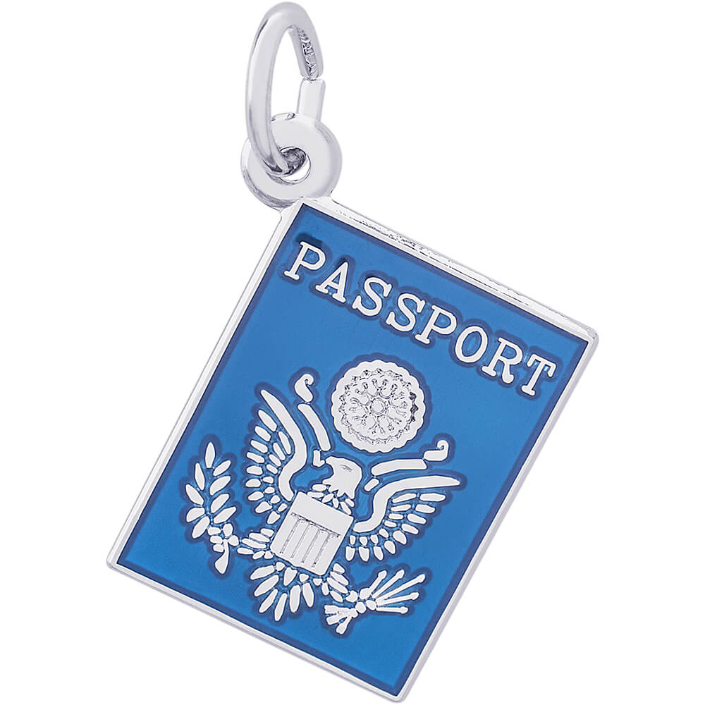 Rembrandt Passport Charm - Silver Charms