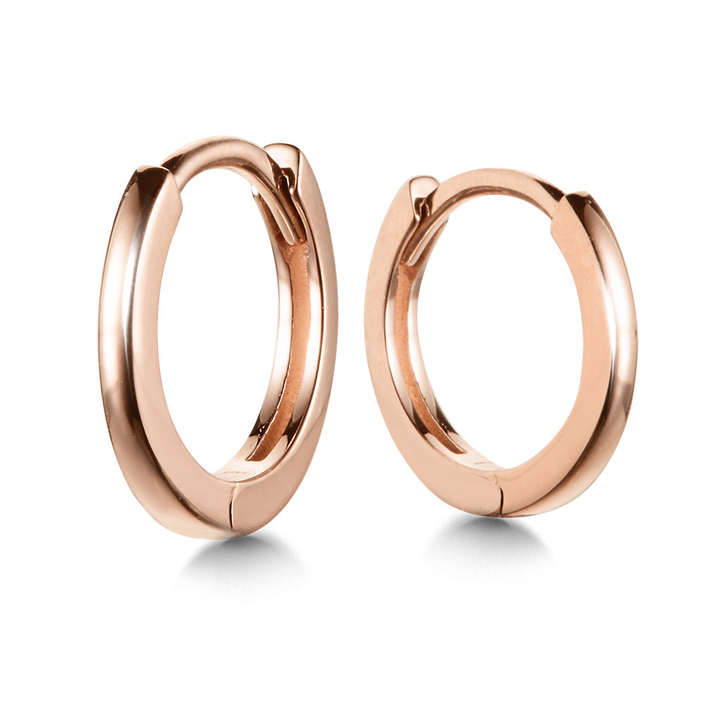 14 Karat Rose Gold Huggie Earrings