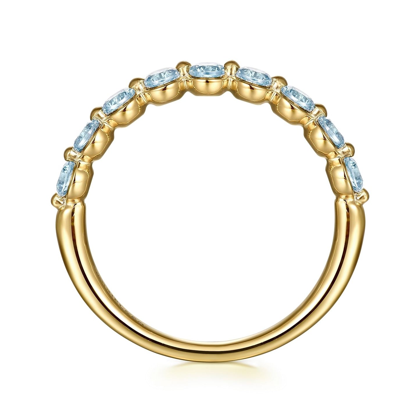 Gabriel & Co. Blue Topaz Ring