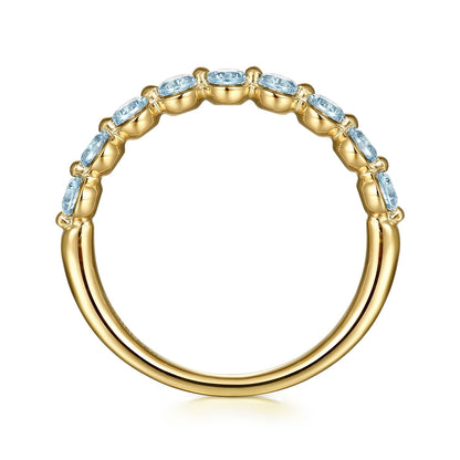 Gabriel & Co. Blue Topaz Ring