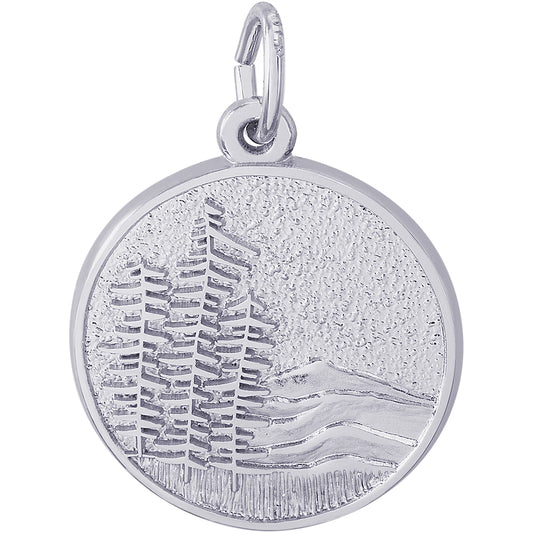 Rembrandt Mountain Charm - Silver Charms