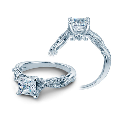 Verragio Insignia Collection 18 Karat White Gold Engagement Ring