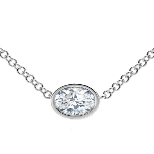 Forevermark Tribute Collection Oval Diamond Necklace