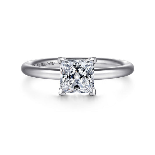 Gabriel & Co. Princess Cut Semi-Mount Engagement Ring
