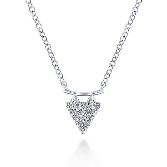 Gabriel & Co. White Gold And Diamonds Fashion Necklace