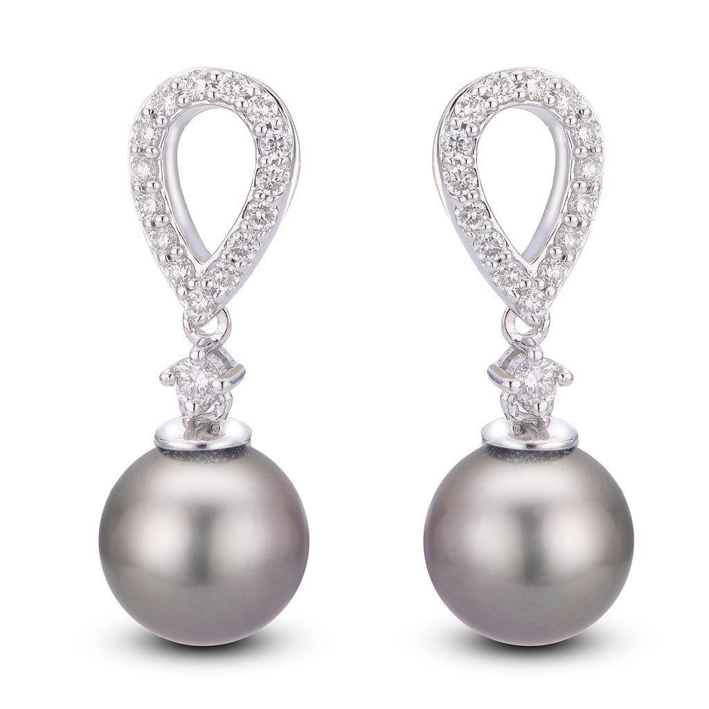 Tahitian Pearl Earrings - Pearl Earrings
