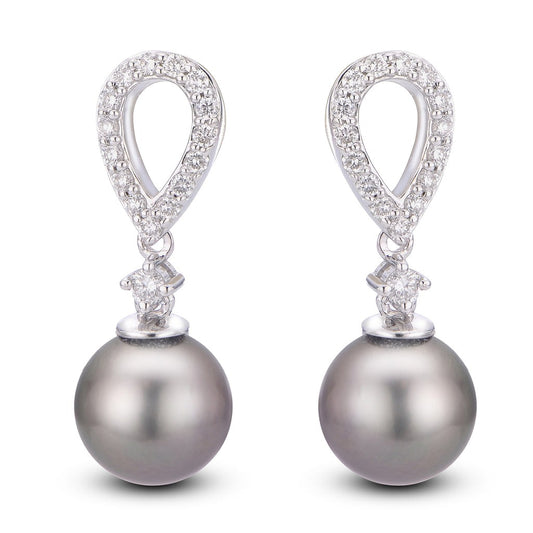 Tahitian Pearl Earrings - Pearl Earrings