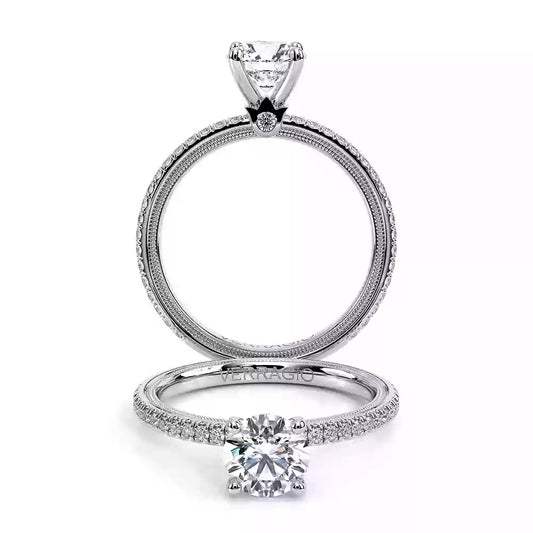Verragio Tradition Collection White Gold Straight Semi-Mount Engagement Ring