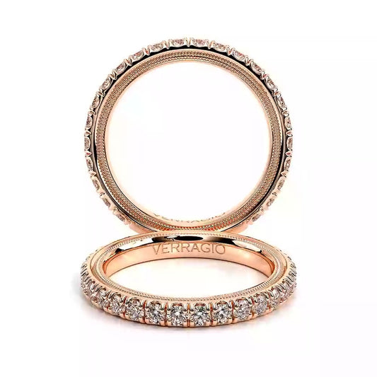Verragio Tradition Collection Rose Gold Diamond Wedding Band