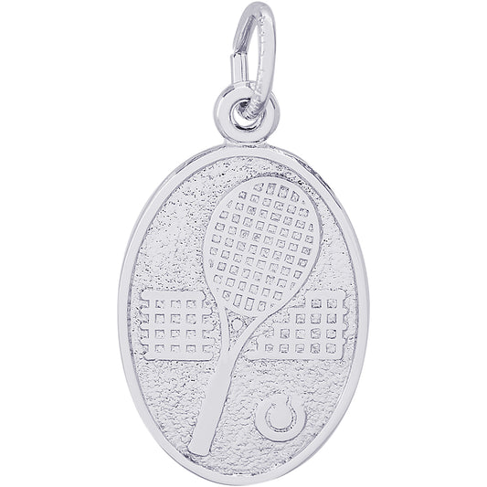 Rembrandt Tennis Charm - Silver Charms