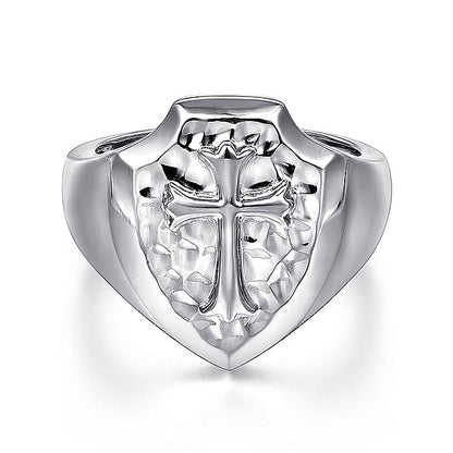 Gabriel & Co Sterling Silver Cross Ring