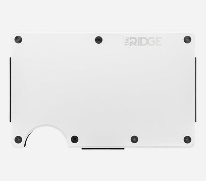 Ridge Wallet - Matte White - Cash Strap