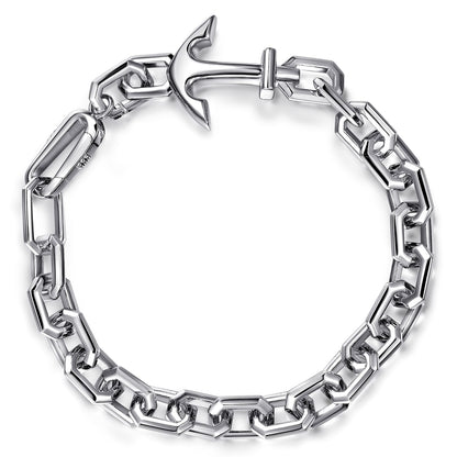Gents Gabriel & Co. Silver Bracelet - Gents Bracelet