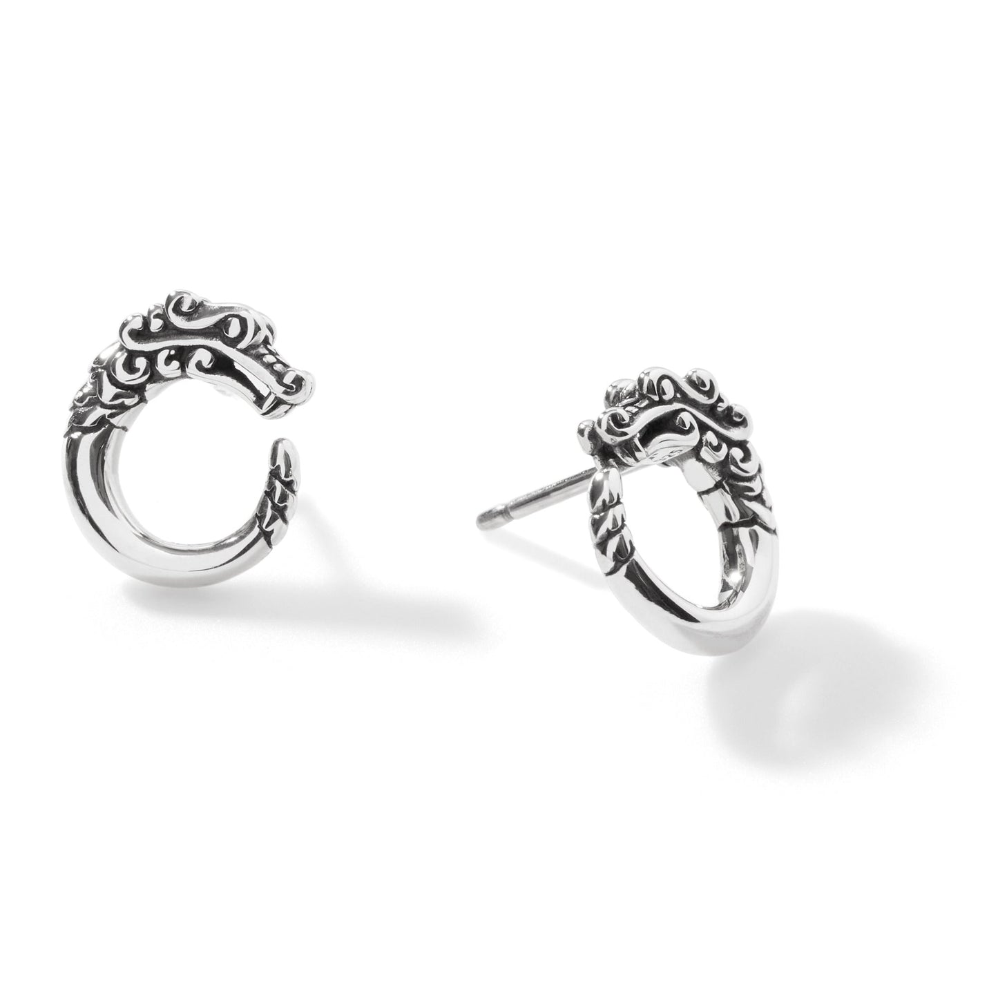 John Hardy Sterling Silver Naga Stud Earrings