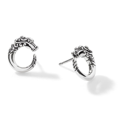 John Hardy Sterling Silver Naga Stud Earrings