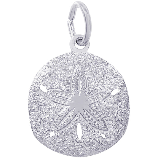 Sand Dollar Charm - Silver Charms