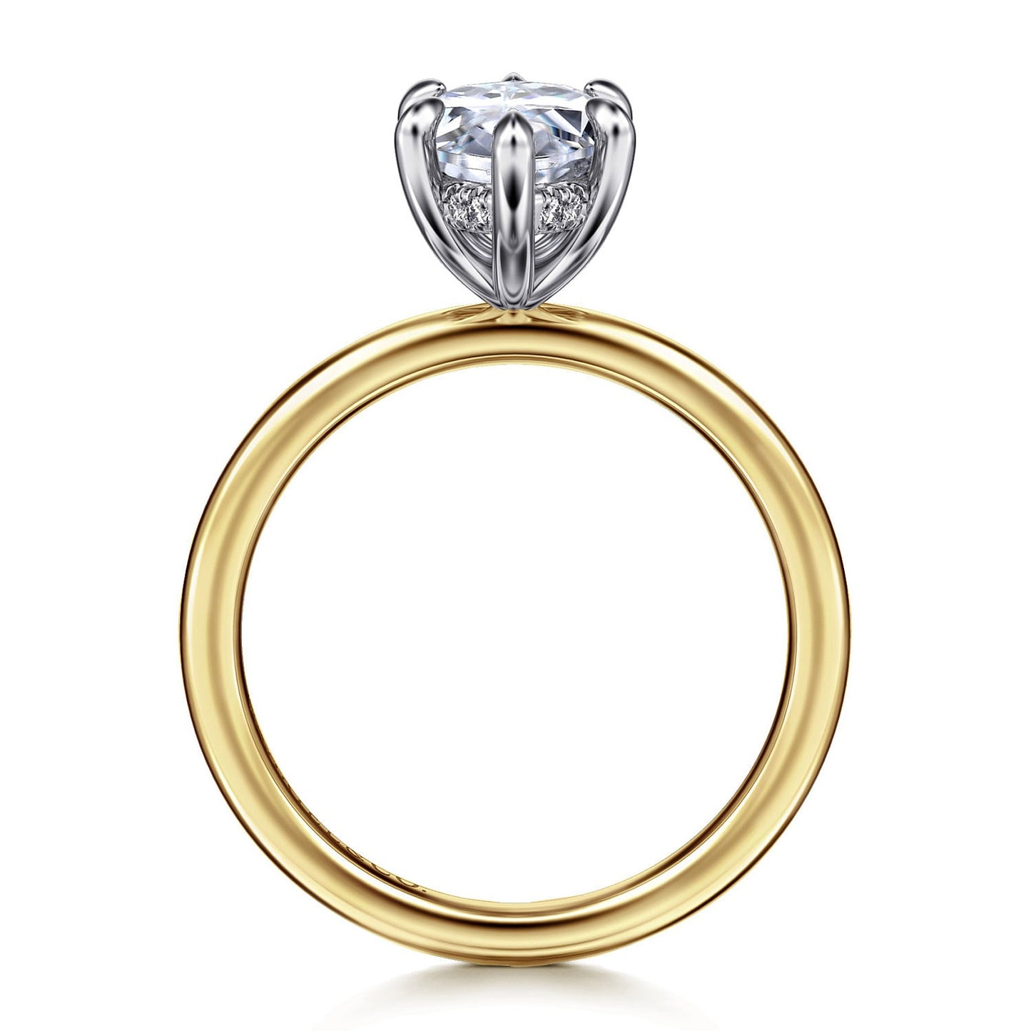 Gabriel & Co. Marquise Semi-Mount Engagement Ring - Diamond Semi-Mount Rings