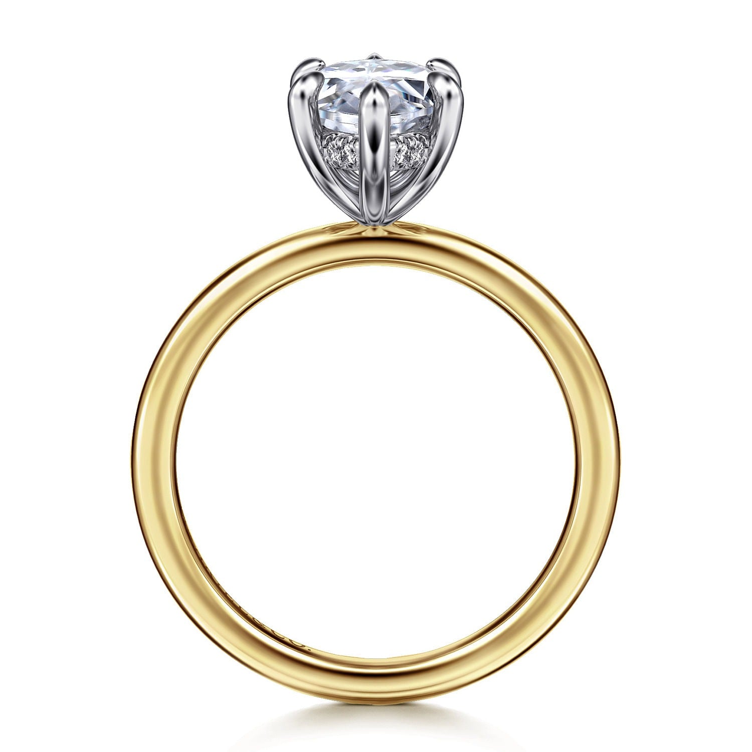 Gabriel & Co. Marquise Semi-Mount Engagement Ring - Diamond Semi-Mount Rings