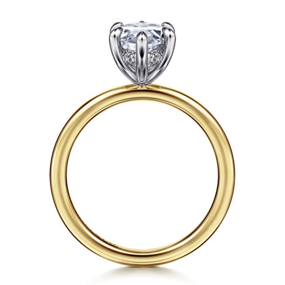 Gabriel & Co. Marquise Semi-Mount Engagement Ring - Diamond Semi-Mount Rings