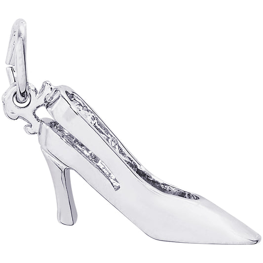 Rembrandt High Heel Charm - Silver Charms